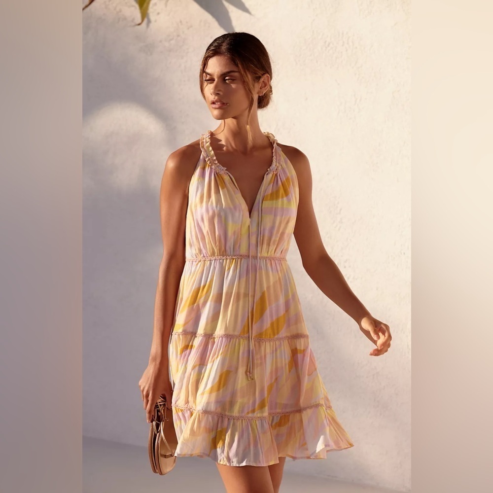 NWT Size M/L - PQ Swim Sleeveless Mini Dress